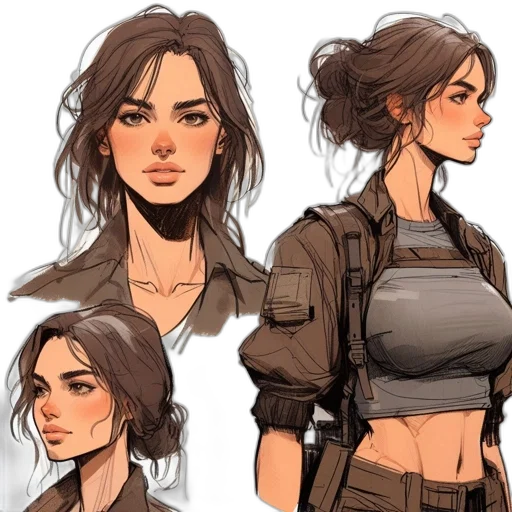 jacket, concept art, comic book art, fantasy art transparent PNG cut-out