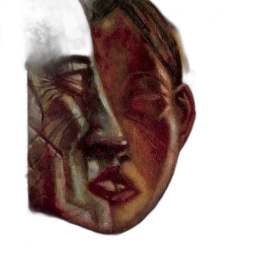 face, mask, staff, crown transparent PNG cut-out