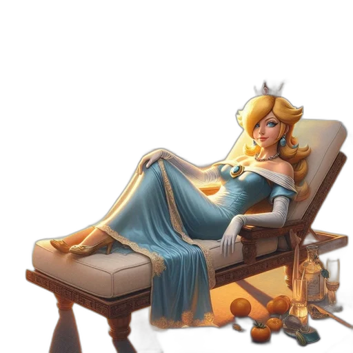 crown, dress, furniture, concept art transparent PNG cut-out