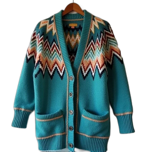 jacket, blue, turquoise, tribal transparent PNG cut-out