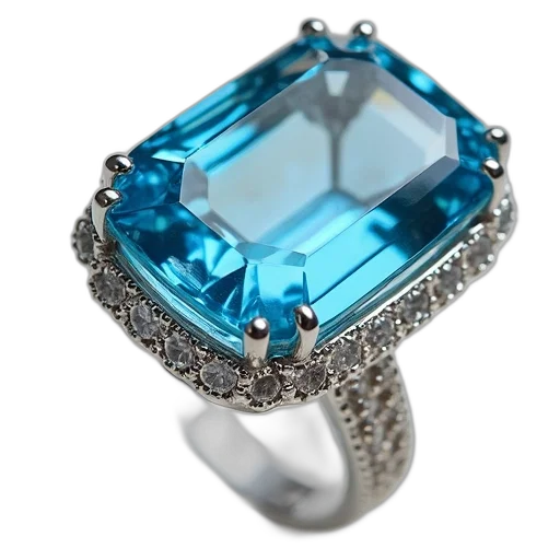 jewelry, crown, 3d render, blue transparent PNG cut-out