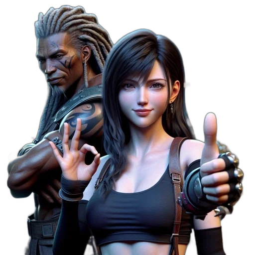 cyberpunk, concept art, 3d render, fantasy art transparent PNG cut-out