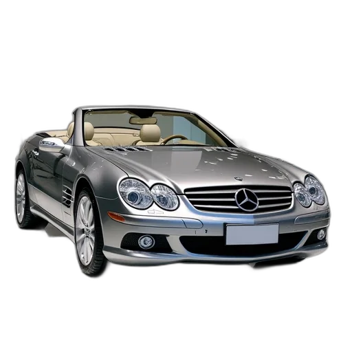 car, photorealistic, 3d render, 2007 transparent PNG cut-out