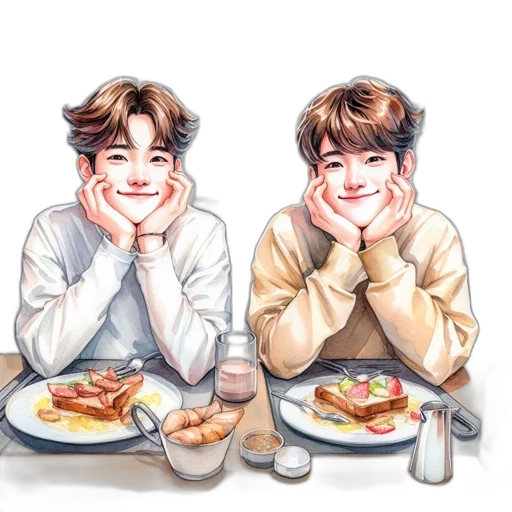food, watercolor, oil painting, photorealistic transparent PNG cut-out