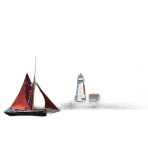 concept art, 3d render, photorealistic, sailboat transparent PNG cut-out