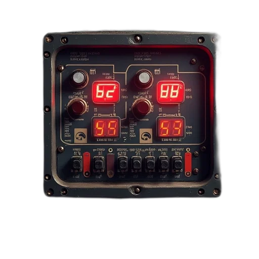 robot, cyberpunk, voltage, relay transparent PNG cut-out