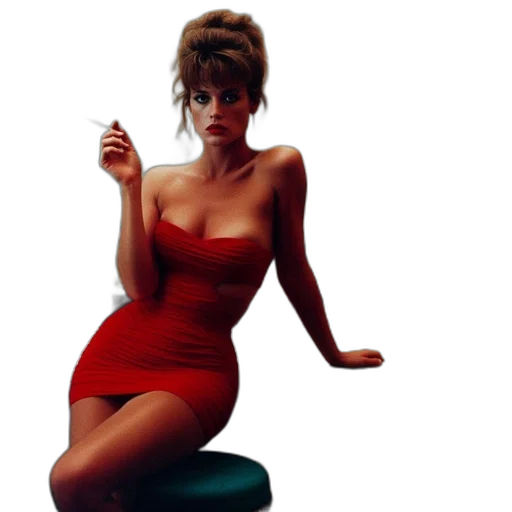 dress, concept art, photorealistic, fire transparent PNG cut-out