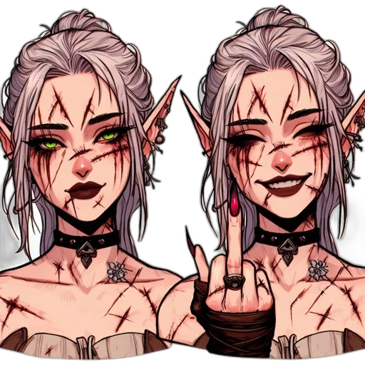 pixel art, concept art, fantasy art, cyberpunk transparent PNG cut-out