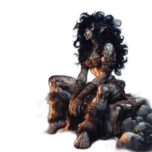 hair, animal, creature, dragon transparent PNG cut-out