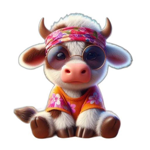 animal, face, creature, hat transparent PNG cut-out