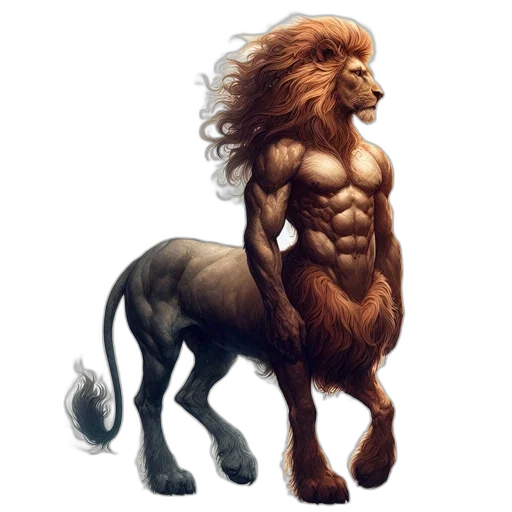 animal, creature, hair, fantasy art transparent PNG cut-out