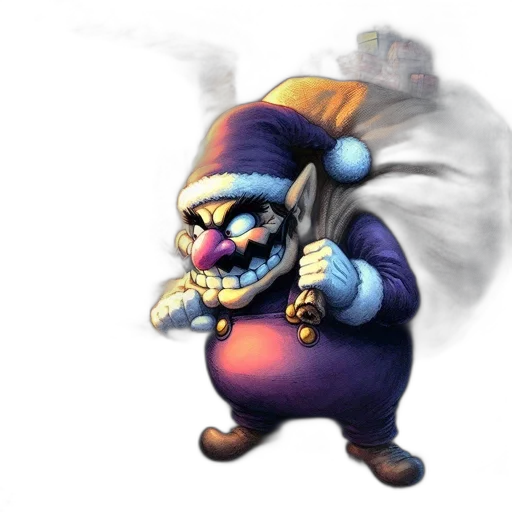staff, hat, mask, creature transparent PNG cut-out