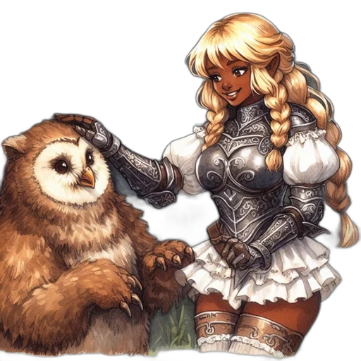 staff, animal, weapon, fantasy art transparent PNG cut-out