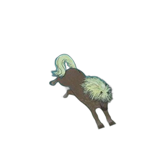 creature, animal, hair, staff transparent PNG cut-out