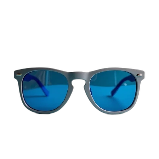 3d render, blue, pair, polarized transparent PNG cut-out