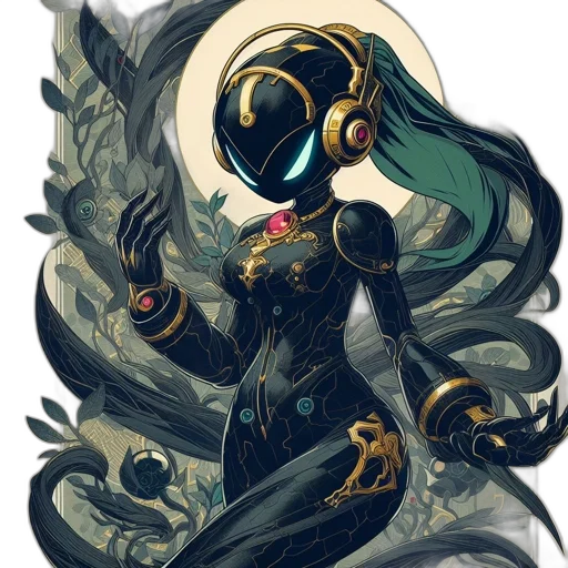 mask, robot, dress, dragon transparent PNG cut-out