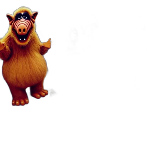animal, creature, staff, 3d render transparent PNG cut-out