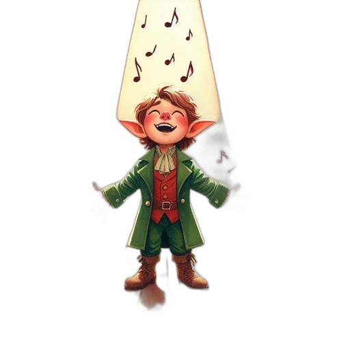 hat, staff, jacket, concept art transparent PNG cut-out