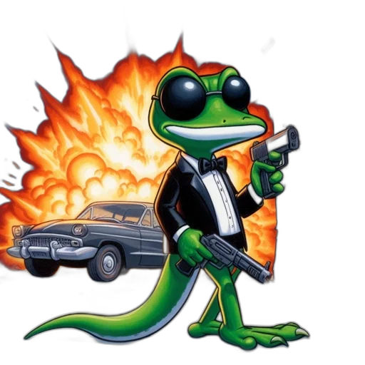 car, dragon, staff, weapon transparent PNG cut-out