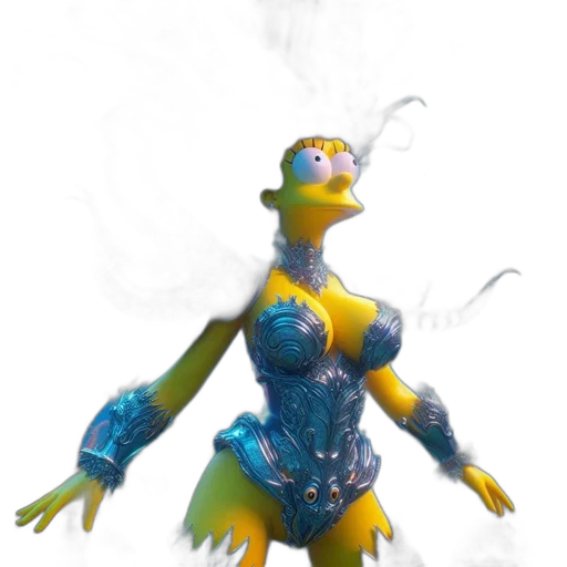 dragon, robot, creature, dress transparent PNG cut-out