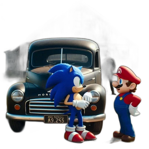 car, hat, weapon, concept art transparent PNG cut-out