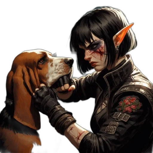 animal, weapon, concept art, comic book art transparent PNG cut-out
