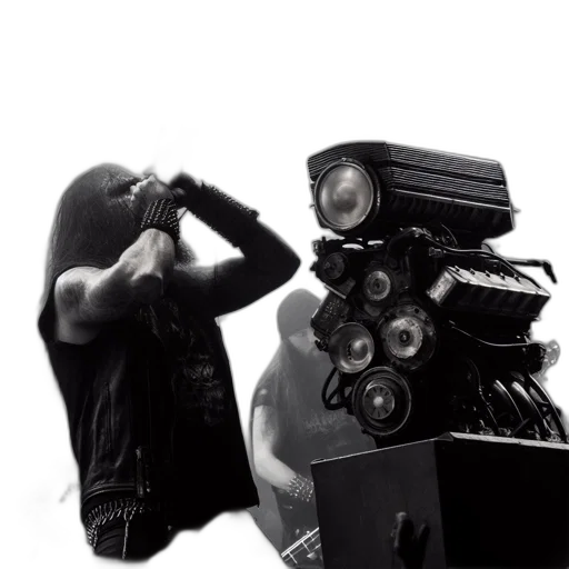 robot, weapon, bottle, mask transparent PNG cut-out
