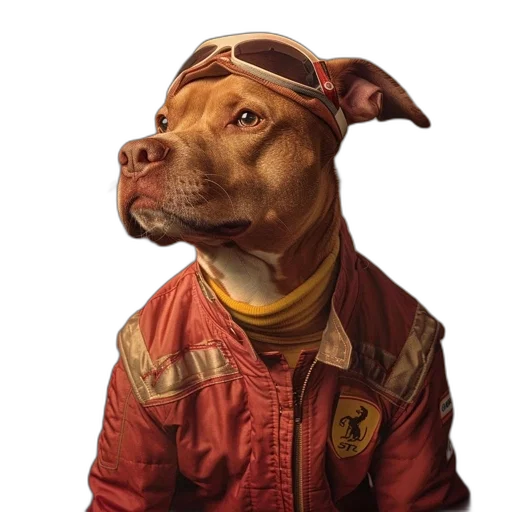 jacket, animal, staff, face transparent PNG cut-out