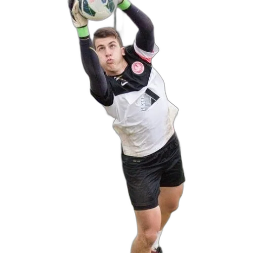 soccer, player, wearing, black transparent PNG cut-out