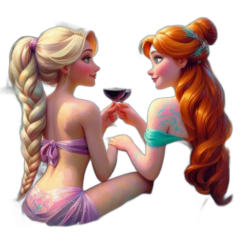 fantasy art, pixel art, concept art, oil painting transparent PNG cut-out