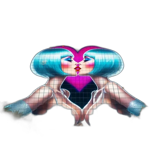 creature, robot, hair, mask transparent PNG cut-out