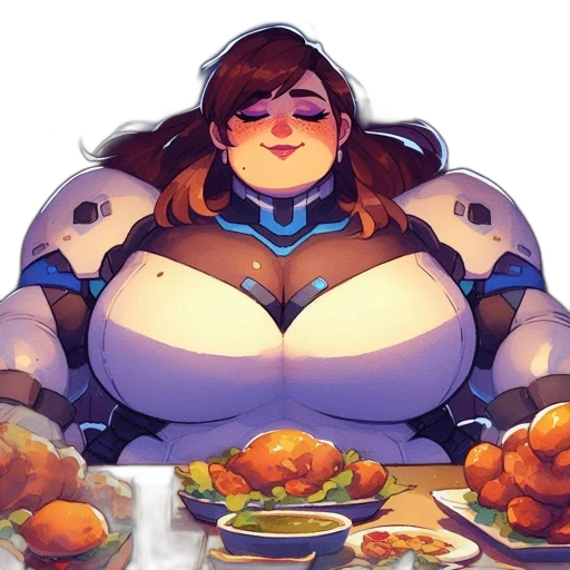 food, robot, concept art, cyberpunk transparent PNG cut-out
