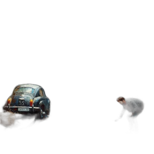 car, animal, creature, hair transparent PNG cut-out