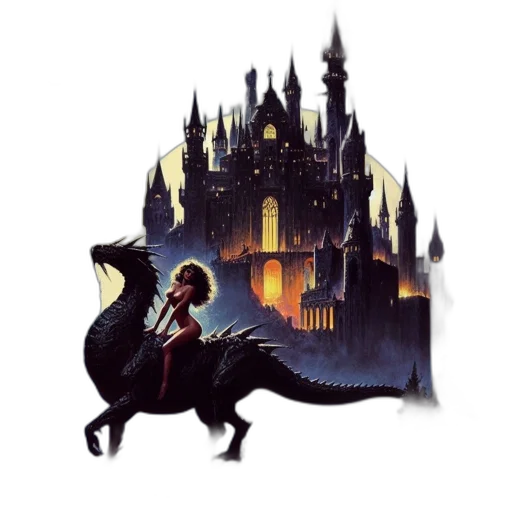 dragon, pixel art, concept art, fantasy art transparent PNG cut-out