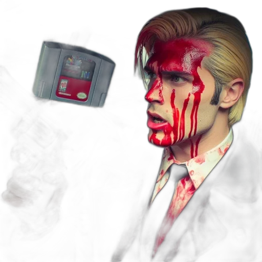 face, concept art, cyberpunk, comic book art transparent PNG cut-out