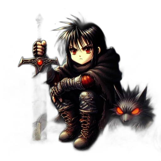 weapon, sword, staff, fantasy art transparent PNG cut-out