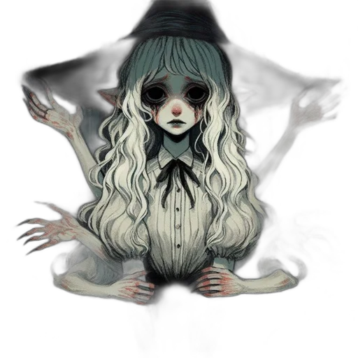 creature, mask, dress, face transparent PNG cut-out