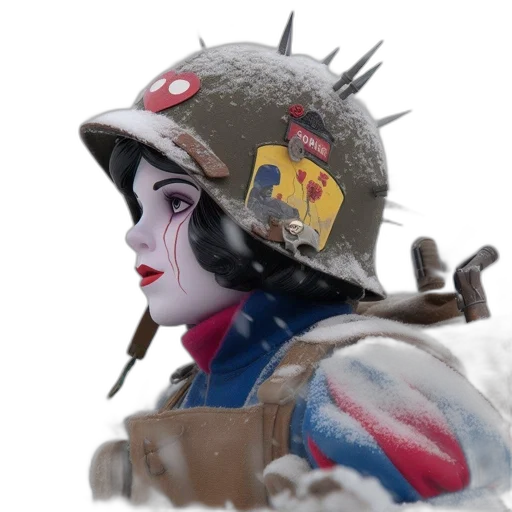 robot, mask, face, weapon transparent PNG cut-out