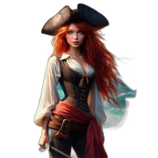 dress, hat, jacket, staff transparent PNG cut-out
