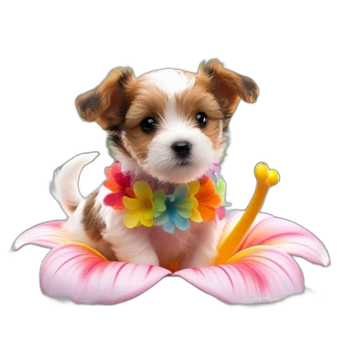 animal, flower, staff, creature transparent PNG cut-out