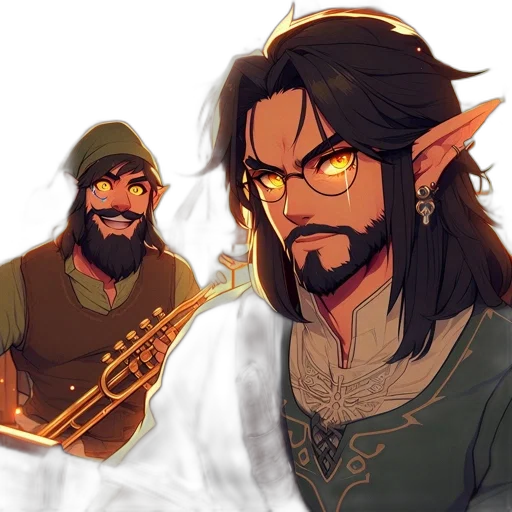 dragon, staff, sword, fantasy art transparent PNG cut-out