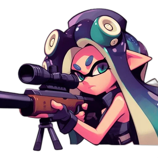 weapon, concept art, pixel art, vaporwave transparent PNG cut-out