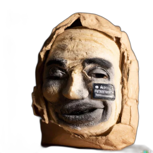 mask, face, creature, hat transparent PNG cut-out