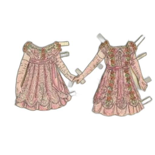 dress, jewelry, jacket, 3d render transparent PNG cut-out