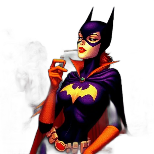 comic book art, concept art, cartoon, photorealistic transparent PNG cut-out