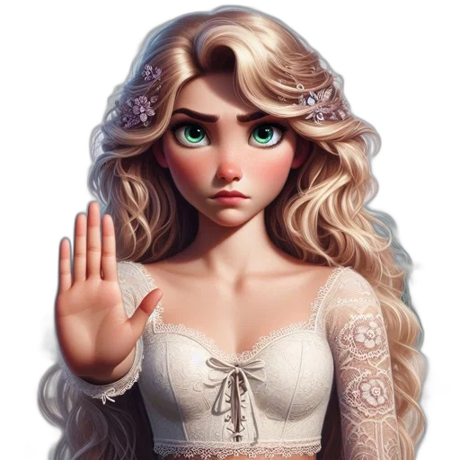 face, dress, jewelry, fantasy art transparent PNG cut-out
