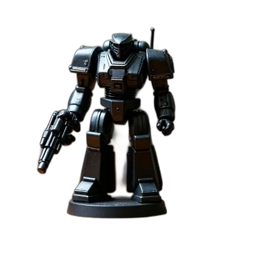 robot, weapon, 3d render, concept art transparent PNG cut-out