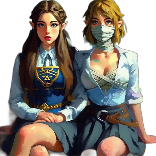 dress, staff, mask, crown transparent PNG cut-out