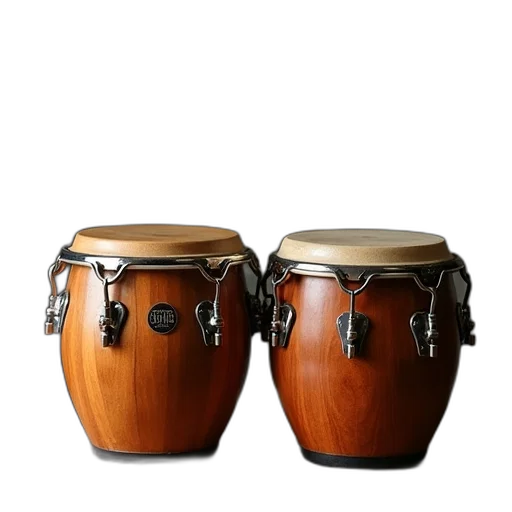 3d render, photorealistic, pair, bongos transparent PNG cut-out