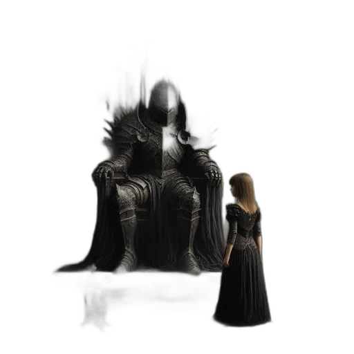 dress, crown, weapon, sword transparent PNG cut-out